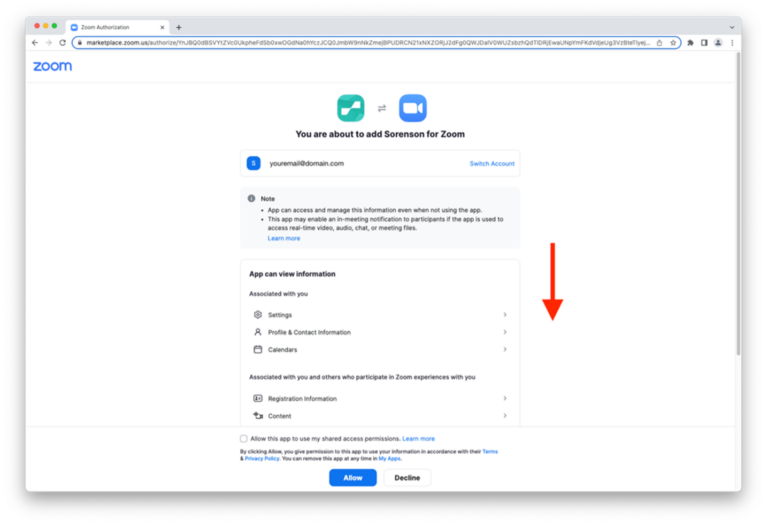 Sorenson for Zoom Update Sorenson