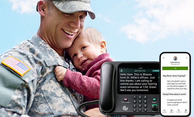 CaptionCall Mobile no-cost call captioning for Veterans