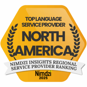 Nimdzi Insights Regional Service Provider Ranking