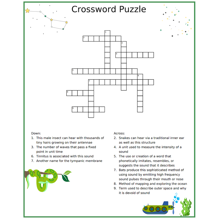 my-news-time-for-a-break-with-our-science-of-sound-crossword-2
