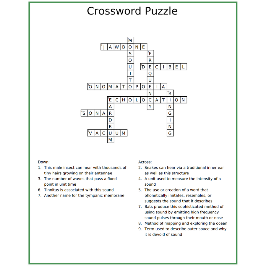 my-news-time-for-a-break-with-our-science-of-sound-crossword-3